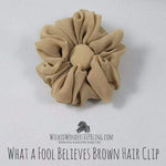 What a Fool Believes Brown Hair Clip