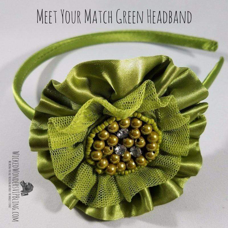 Meet Your Match Green Headband