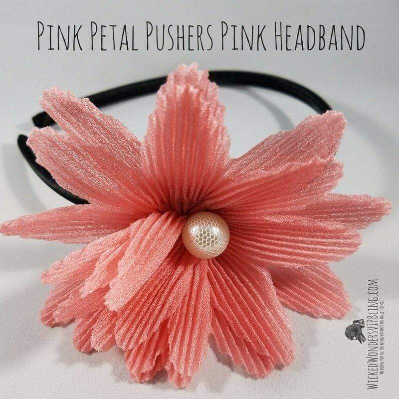 Pink Petal Pushers Pink Headband