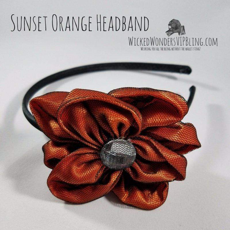 Sunset Orange Headband