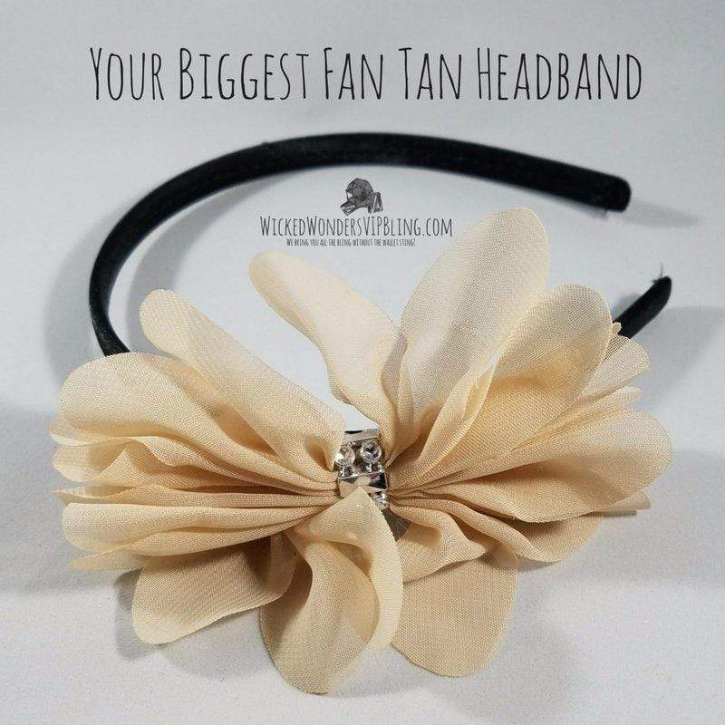 Your Biggest Fan Tan Headband