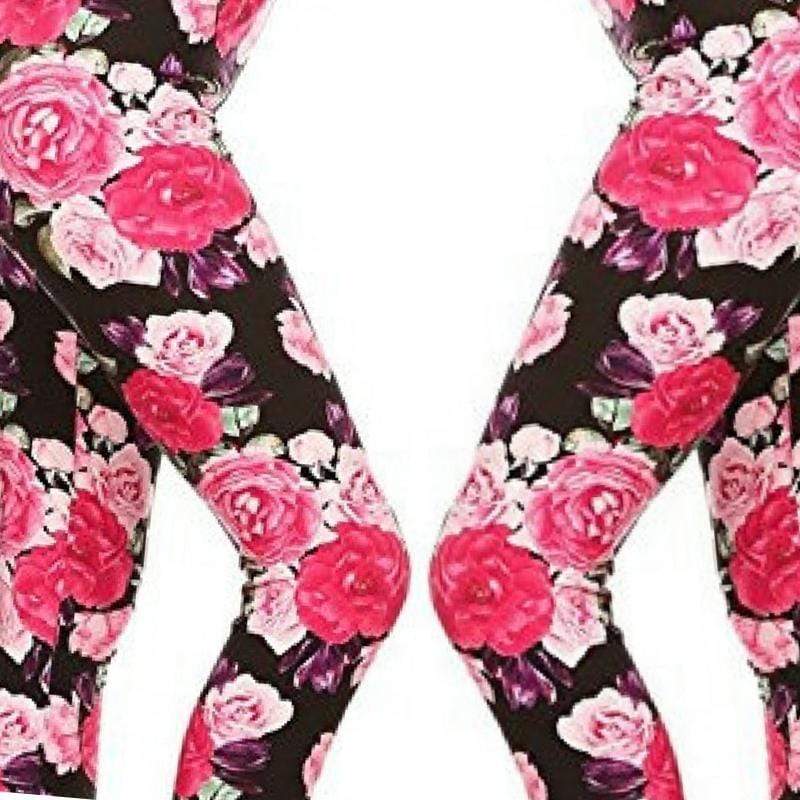 Wicked Soft Beauty of the Rose OS Leggings