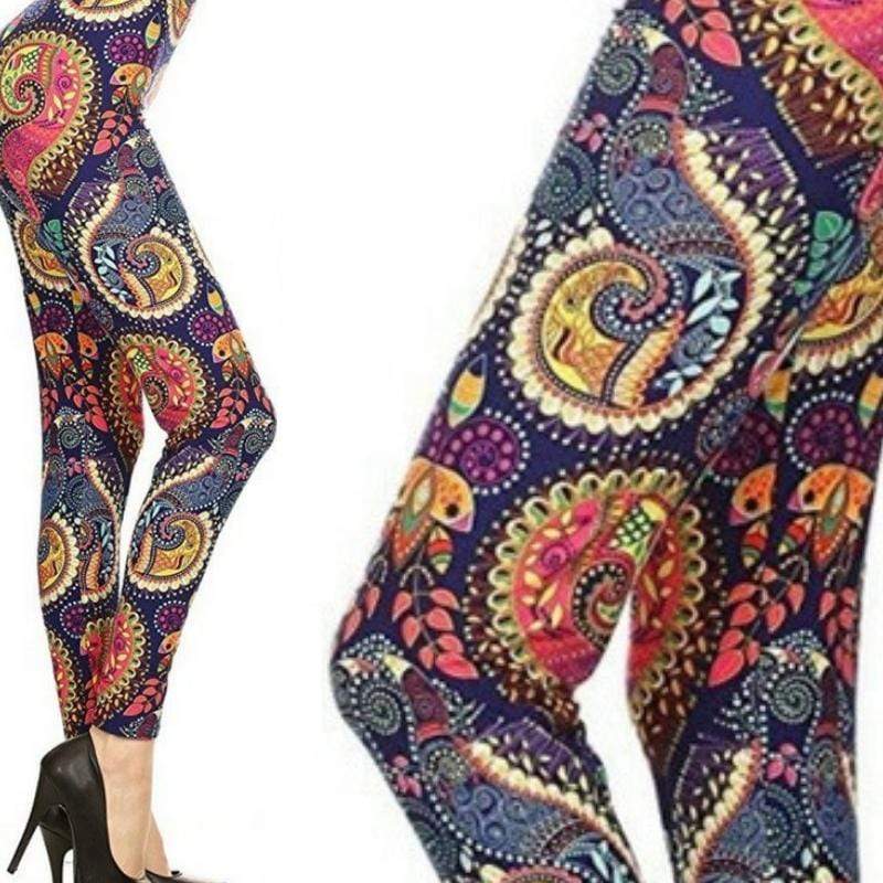 Wicked Soft Dreaming of Paisley OS Leggings