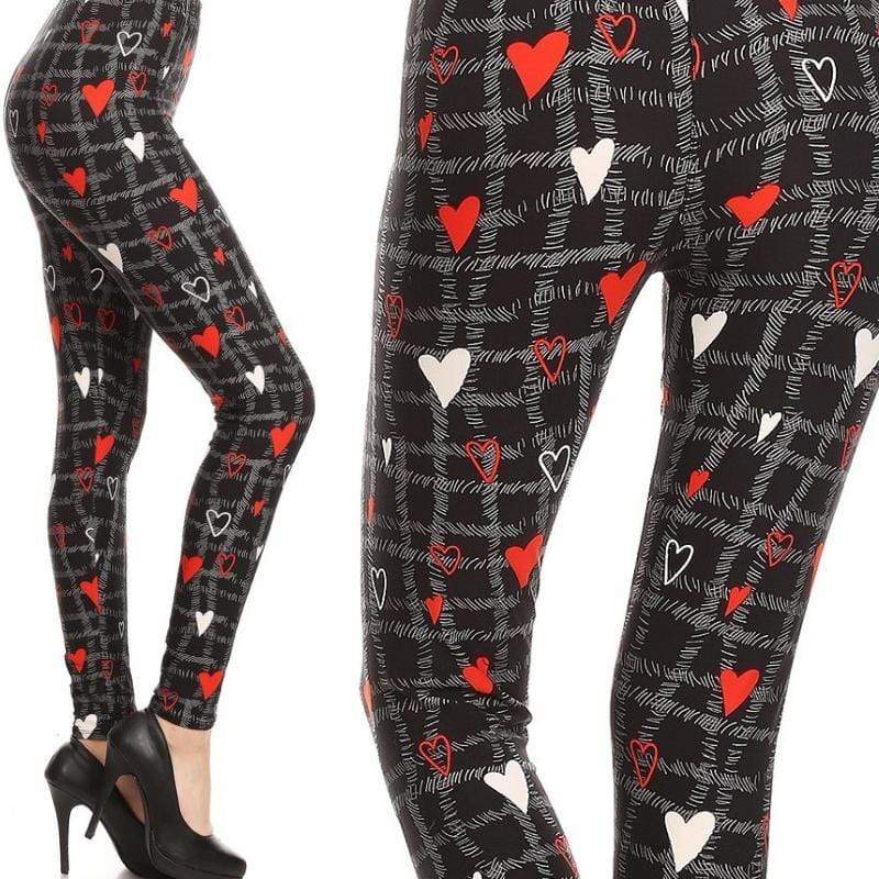 Wicked Soft PLAID You Love Me OS Leggings