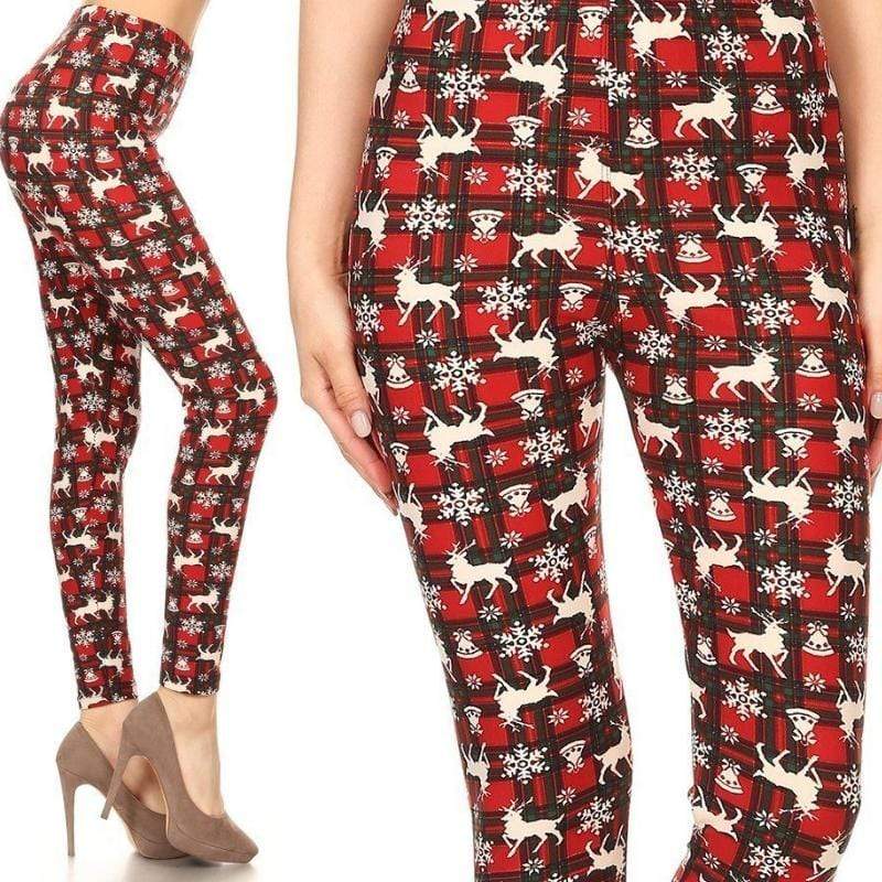 Wicked Soft Rudolph Christmas OS Leggings