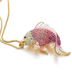 A Fish Called Wanda Pink Crystal Necklace