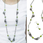 A Spring In My Step Green Necklace