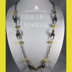 A Spring in My Step Yellow Necklace