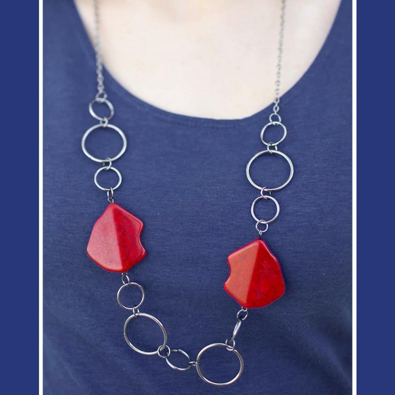Ain't No Mountain High Enough Red Necklace