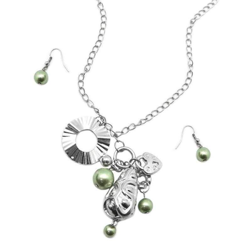 All In Good Cheer Green Necklace