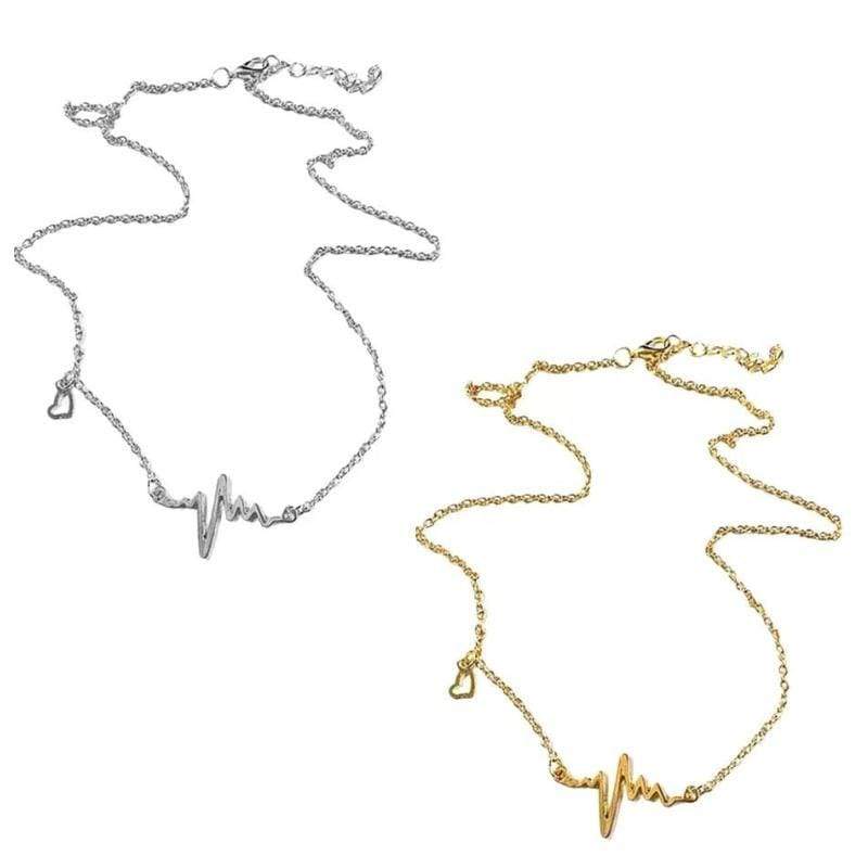 Be Still My Beating Heart Dainty Silver or Gold Necklace