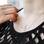 Be Still My Beating Heart Dainty Silver or Gold Necklace