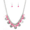 Beachfront Babe Pink Necklace