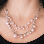 Blissfully Bridesmaid Pink Necklace