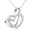 Bonding of Hearts Silver Necklace