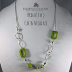 Bright Eyed Green Necklace