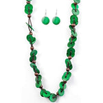 Caribbean Carnival Green Necklace