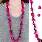 Caribbean Carnival Pink Necklace