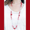 Caribbean Cruise Red Necklace