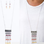 Color Outside the Lines Multi-Colored Necklace