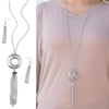 Count Your Blessings Silver Necklace