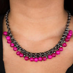 Coyly Colorful Pink Necklace