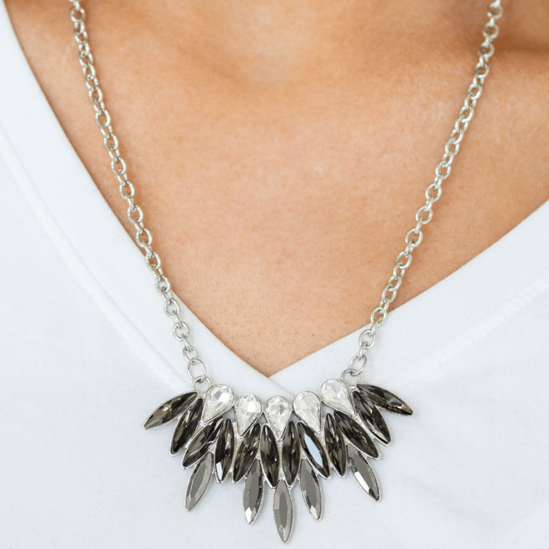 Crown Couture Silver Necklace