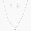 Dainty and Demure Blue Pearl Necklace