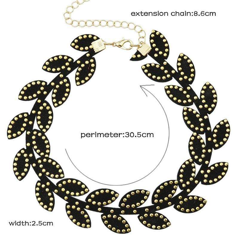 Don't LEAF Me This Way Choker Necklace