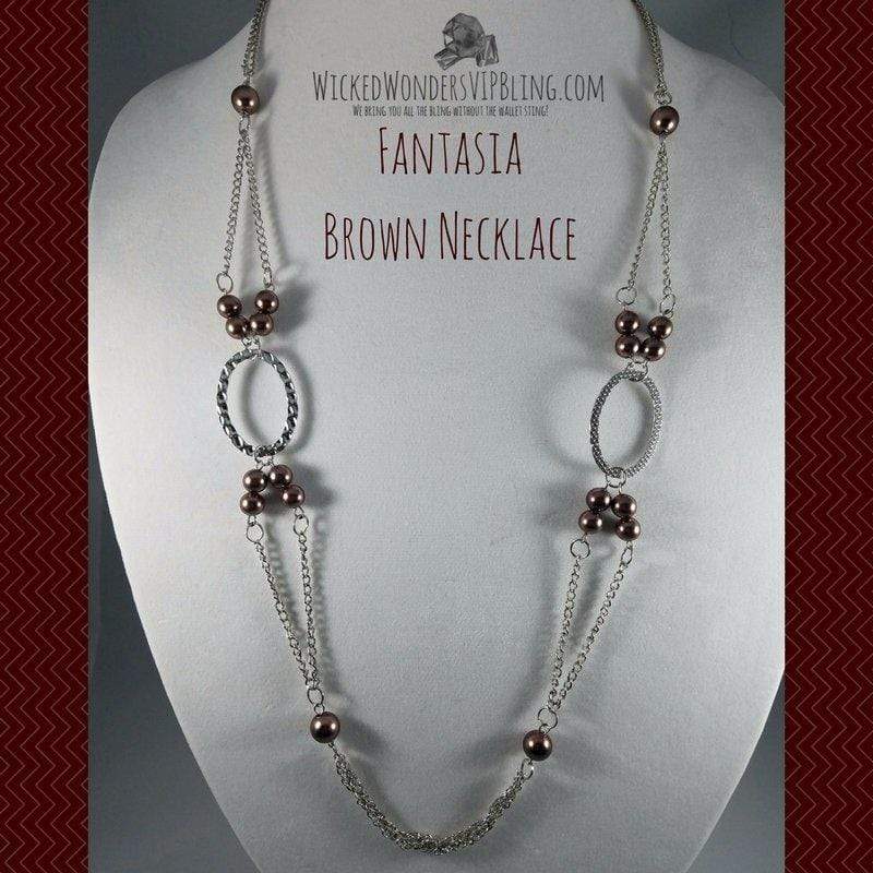 Fantasia Brown Necklace