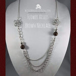 Flower Aisles Brown Necklace