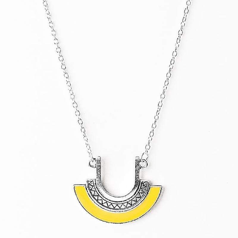 Foxy Cleopatra Yellow Necklace