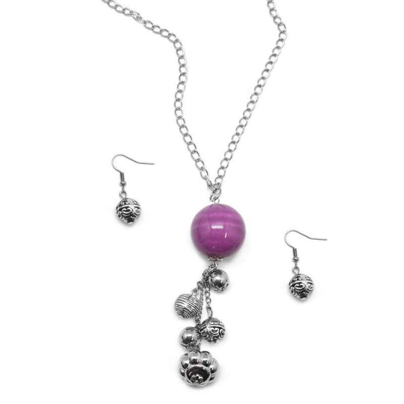 Globetrotter Purple Necklace