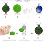 Growing Hearts Aroma Diffuser Necklace