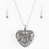 Heartless Heiress Silver Necklace