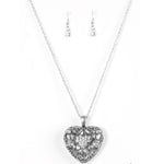 Heartless Heiress White Necklace