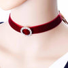 Hold It Against Me Red Choker Necklace