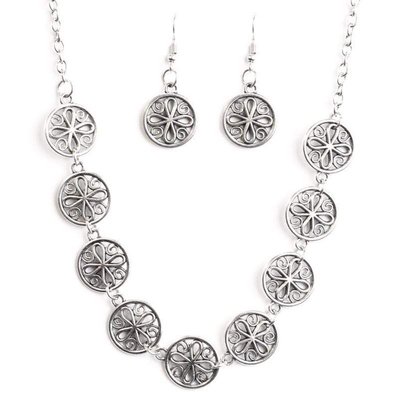 I Can and I WHEEL Silver Necklace