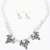 Ice Crystals White Necklace