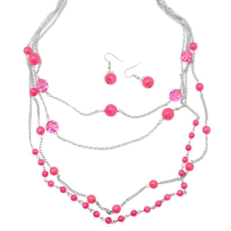 Imperfect Imperfections Pink Necklace
