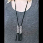 Wicked Wonders VIP Bling Necklace Infinite Fringe Black Necklace Affordable Bling_Bling Fashion Paparazzi