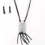 Wicked Wonders VIP Bling Necklace Infinite Fringe Black Necklace Affordable Bling_Bling Fashion Paparazzi