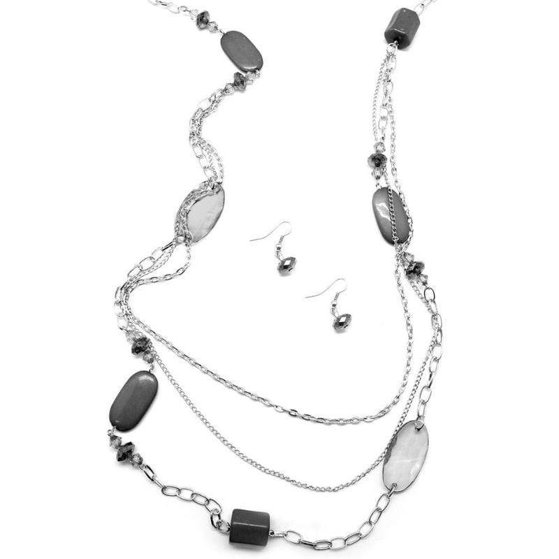 Jubilee of Beads Silver Necklace
