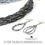 Just BEAD-ing Beautiful Aqua Blue Seed Bead Necklace