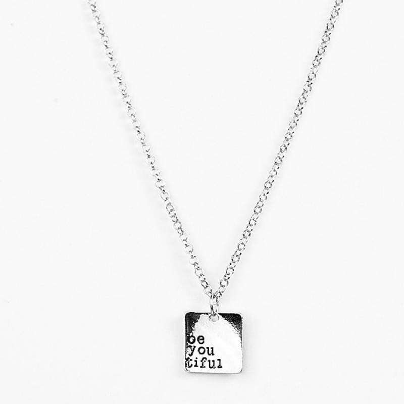 Just the Way You Are Silver Necklace
