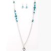 Miracle Worker Blue Lanyard Necklace