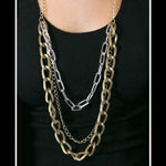 Mix Master Multi Gold Necklace