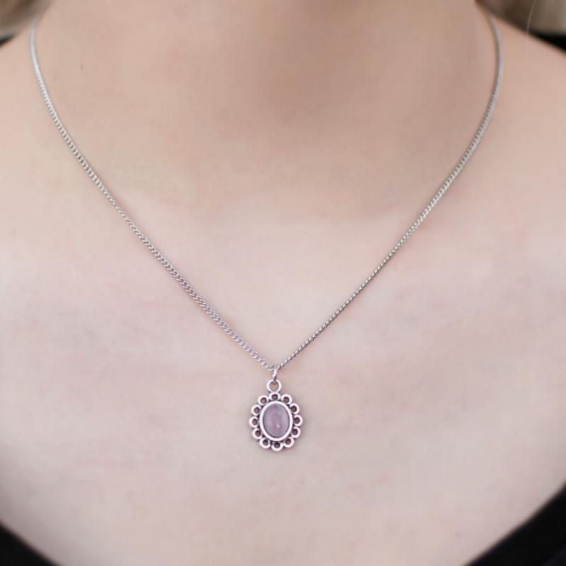 Modest of Them All Dainty Purple Necklace