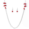 Movin' and Groovin' Red Necklace