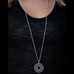 Musical Medallion Silver Necklace